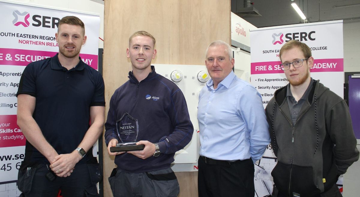 SERC Duo Share NITTAN Shield Fire Apprentice Of The Year - SERC